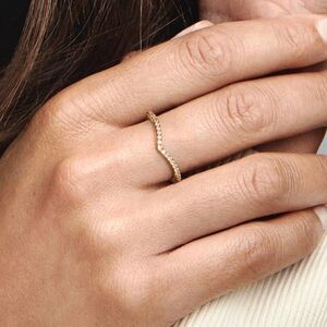 Pandora Wishbone Ring ~ Size 7.5